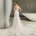 흰색 멍청이 de novia cappedasdasd 인어 매끄러운 웨딩 dres2s5